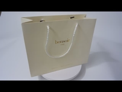 Custom Printed Luxury Paper Bag with Gold Foil Logo Manufacturer
