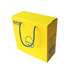 Custom recycled Corrugated paper Food Boxes Packaging with handle rope