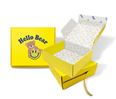Printed Unglued Single Wall Corrugated Cardboard Zipper Mailer Boxes For Shipping