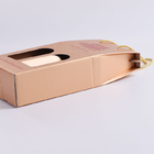 Printed Corrugated Paper Packaging Carrier Boxes For Two Bottles Of Red Wine