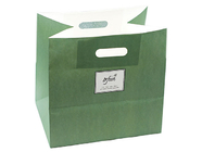 Custom Printed Colored Paper Lunch Bags With Die Cutting Handles Factory