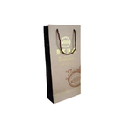 Printed Clothing Paper Shopping Bags With Gold Foil Hot Stamping Embossed Logo
