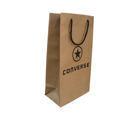 Printed Kraft Merchandise Bags Brown Kraft Paper Carrier Bags Packaging Wholesale