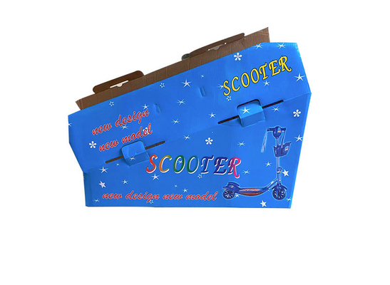 Custom Printed Strong Corrugated Paper Scooter Packaging Boxes manufacturer