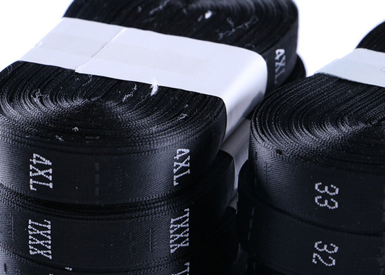 Buy Custom Avery Full Size Labels In Roll For Clothing Shirt Woven Size Tags Factory online manufacture