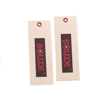 Custom Garment Hang Tags Printing Woven Brand Hang Tag Clothing Labels Supplier