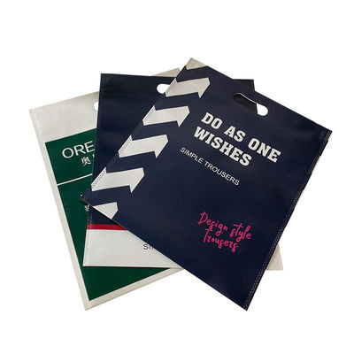 Buy Custom Cheap D Cut Non Woven Carry Bag Promotional D Cut Bag Price With Logo Print online manufacture