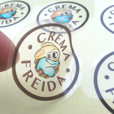 Buy Custom Printed Clear Stickers Transparent Self Adhesive Labels Plastic Sticker Label Supplier online manufacture