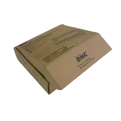 Buy Custom E-Flute Kraft Corrugated Paper Mailers Shipping Boxes With Artwork Printing online manufacture