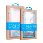 Brown Kraft Paper Window Boxes Packaging With Hanger Hole For Phone Case