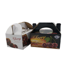 Order Printed F-Flute Corrugated Paper Packaging Carrier Box For Nuts