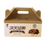 Order Printed F-Flute Corrugated Paper Packaging Carrier Box For Nuts