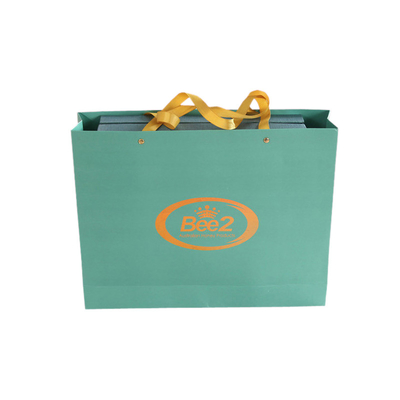 Custom Luxury Printed Paper Gift Bags Packaging With Holographic Logo Factory