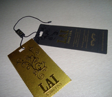 Custom Silver Garment Tags And Labels Plastic Swing Hang Tags Manufacturers