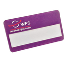 Engraved Employee Name Tag Badges Insert Paper Printing Magnetic Type