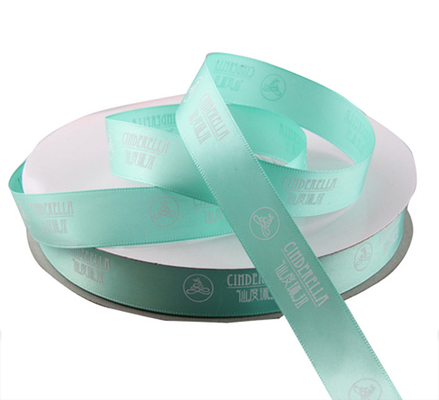 Bulk Custom Printed Grosgrain Ribbon By The Yard Gift Pre Cut For Apparels