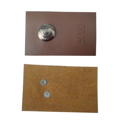 Branding Custom Leather Labels Small Size Unique Fashionable Creative Design