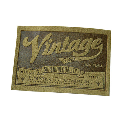 Branding Custom Leather Labels Small Size Unique Fashionable Creative Design