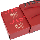Durable Custom Printed Paper Bags Packaging With Silver Foil Stamping Logo
