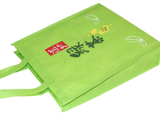 Clothing Tote Handled Woven Packaging Bags Customized Logo Printed Soft Loop Handle