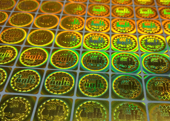 Buy Custom Security 3D Hologram Stickers Online Non-Reusable Laser Hologram Labels With Logo online manufacture