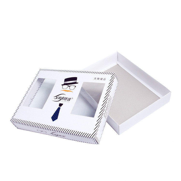 Custom Folding Paper Garment Packaging Box Window Box Online Factory For Sale