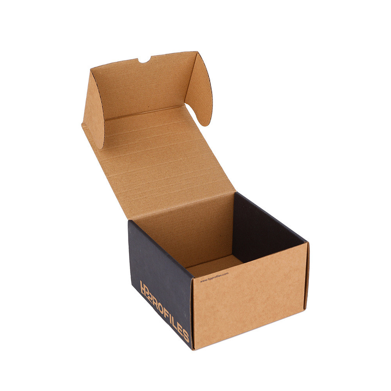 Unglued Custom Corrugated Cardboard Roll End Tuck Front Boxes Printing