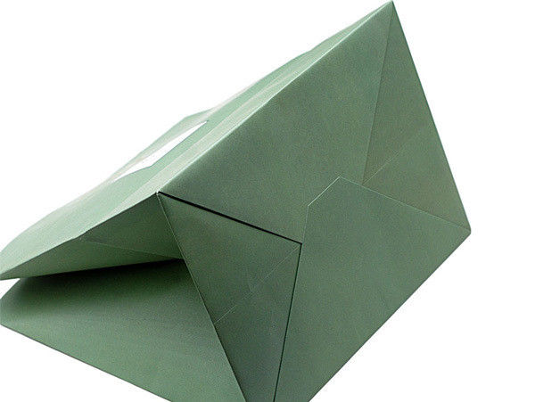 Custom Printed Colored Paper Lunch Bags With Die Cutting Handles Factory