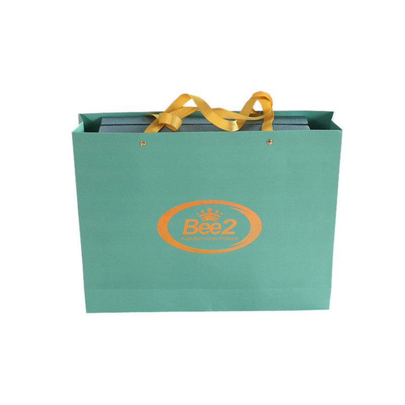 Custom Luxury Printed Paper Gift Bags Packaging With Holographic Logo Factory