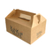 Product Custom Packaging Boxes Brown Kraft Paper Sweets For Bakery Chicken