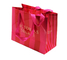 Branded Custom Printed Paper Bags Lightweight Creative Design Red Large Capacity