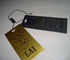 Cardboard Swing Custom Garment Tags Paperboard Material Full Color For Luggage