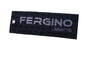 String Hanging Custom Garment Tags , Woven Garment Labels  Hemp Rope Safety Pin
