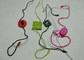 Display Plastic Seal Tag Rectangular Nylon Multicolorful  Artwork Accessories