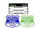 Number Custom Printed Sticker Labels Personalised Smooth Surface Excellent Ink Adsorption