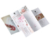 Tri Fold Custom Postcard Printing CMYK High Beauty Visual Sense Multi Functional