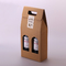 Printed Strong Corrugated Packaging Box Handle Avilable For 2 Wine Bottle Packing