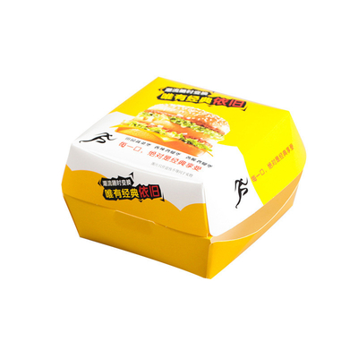 Good price Custom Printed Paper Hamburger Boxes Packaging Wholesale Manufacturer online