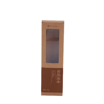 Good price Printed Brown Kraft Paper Noodle Box With Window Bespoke Packaging online