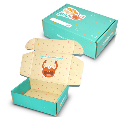 Good price Custom 32 ECT E Flute Corrugated Cardboard Shipping Boxes With Inside Printing online