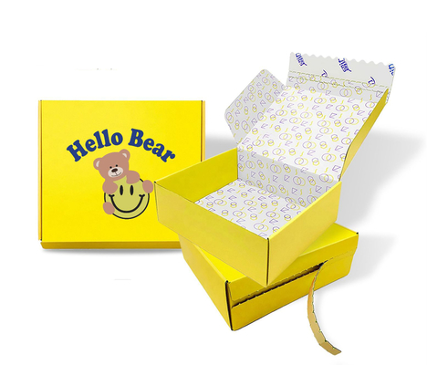 Good price Printed Unglued Single Wall Corrugated Cardboard Zipper Mailer Boxes For Shipping online
