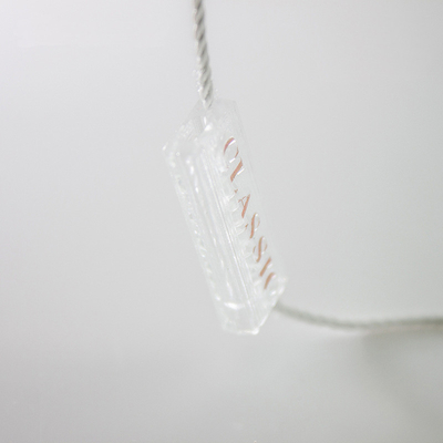 Good price Eco-Friendly Transparent Plastic Self Locking Tags Security Tags Embossed Logo online