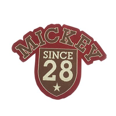 Good price Hot Sell Laser Cut Woven Labels Computerized Self Adhesive Woven Labels For Clothing online