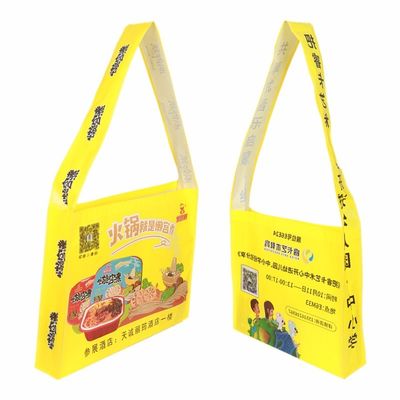 Good price Custom Crossbody Laminated Non-Woven Bags For Advertising, Promotion Or Shopping online