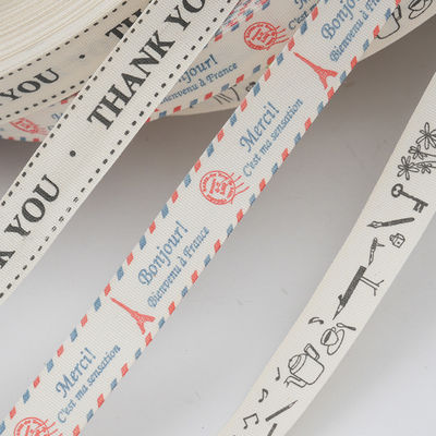 Good price Custom Printed Cotton Ribbon Eco-Friendly Logo Ribbon for Gift Wrapping Packaging online