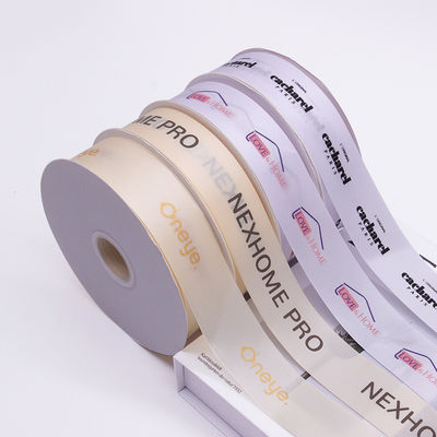 Good price Custom Luxury Wide Satin Ribbon With Logo Printing For Gift Wrapping Packaging & Events online