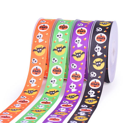 Good price Luxury Custom Printed Grosgrain fabric Ribbon Logo Printed Branded Gift Ribbon For Sale online