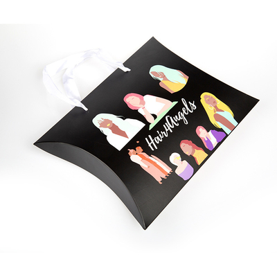 Good price Custom Printed Pillow Boxes with Handle – Luxury Packaging for Wigs, Hair Extensions & Accessories online