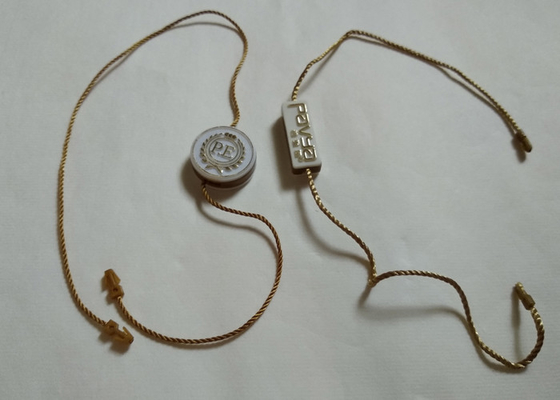 Good price Custom Plastic Hang Tags Brand Name Swing Tags For Clothes Double Ends String online