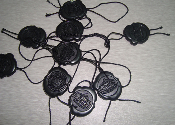 Good price Custom Plastic Hanging Tags Engraved Black Plastic Name Tags With Loop Lock String online